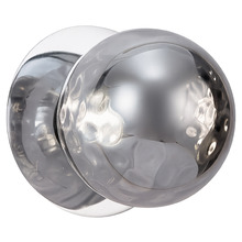 Lassie Molten Ripple Glass Cool White LED Outdoor Wall Light
